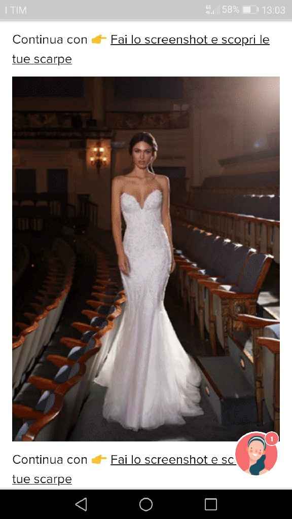 Fai lo screenshot e scopri il tuo abito da sposa - 1
