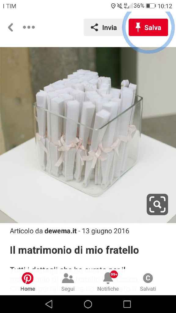 Posizionare i ventagli - 3