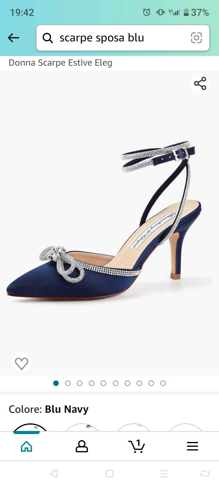 Scarpe blu sposa hotsell