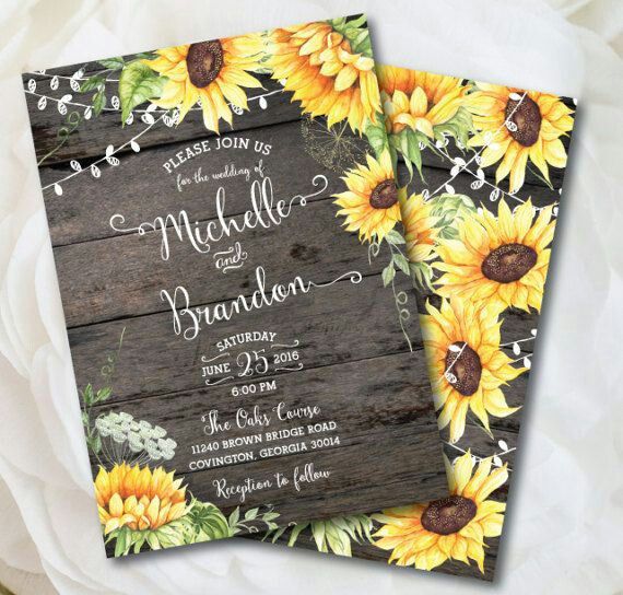  Idee matrimonio rustico e girasoli - 14