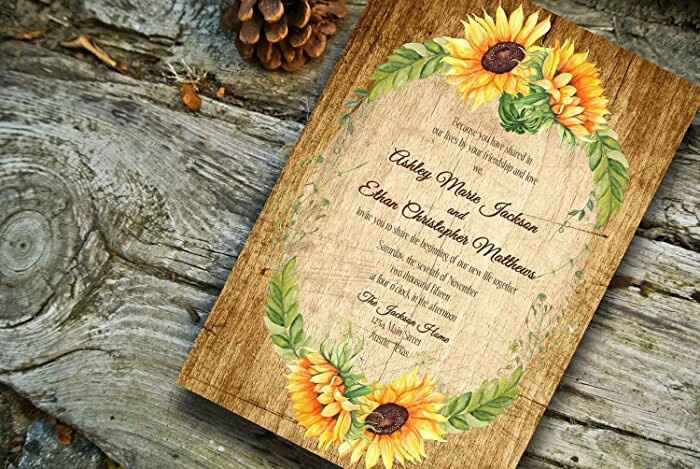  Idee matrimonio rustico e girasoli - 4