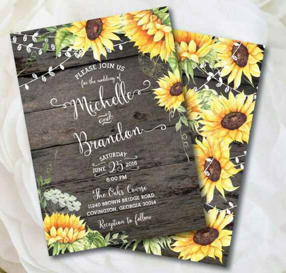  Idee matrimonio rustico e girasoli - 14