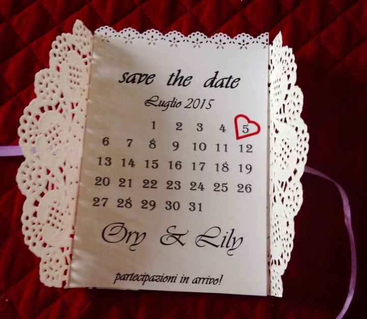Save the date!...il nostro! - 2
