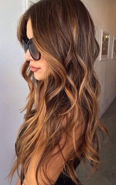 Colore capelli caramello