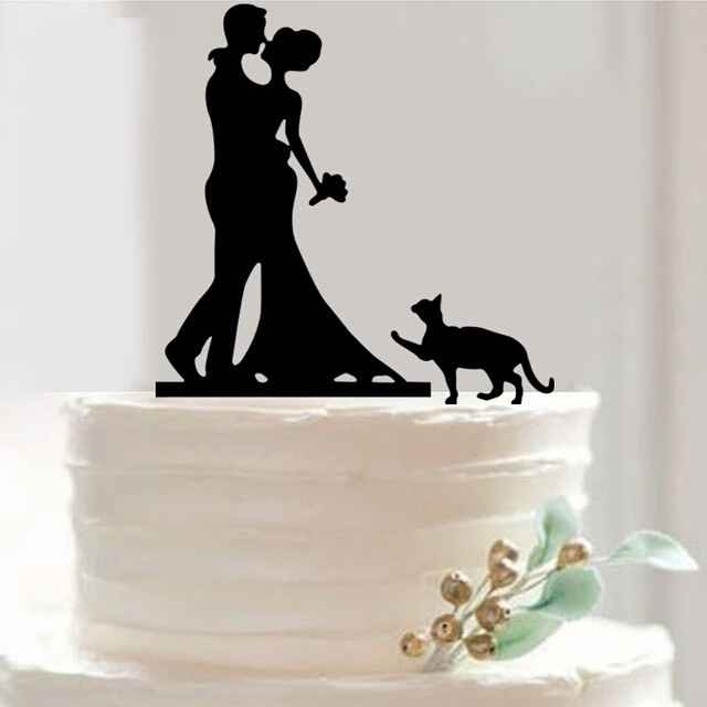 Cake topper micio