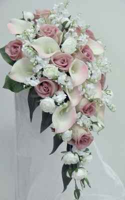 Bouquet rosa bianco