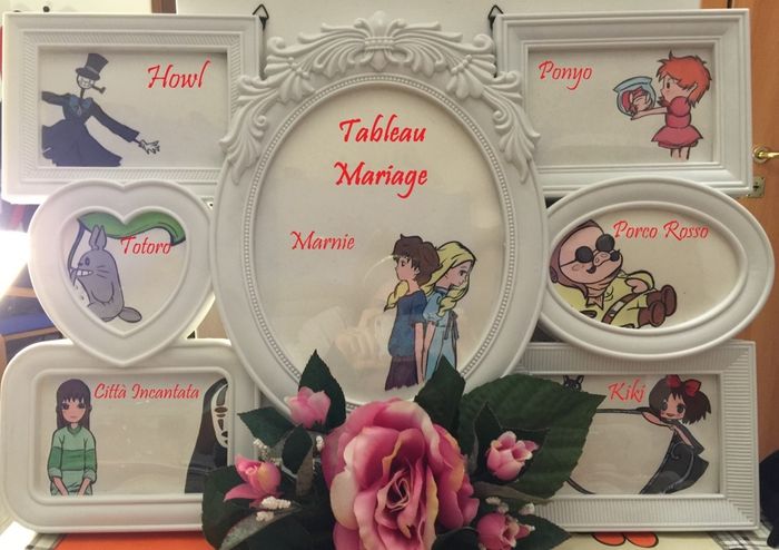 Tableau mariage studio ghibli :) - 1