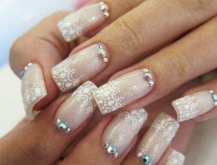 unghie romantiche matrimonio