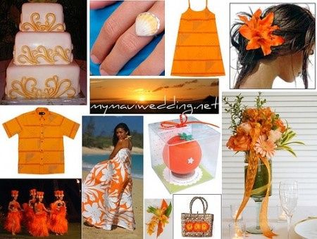 matrimonio bianco ed arancio