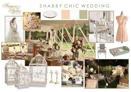 matrimonio stile shabby