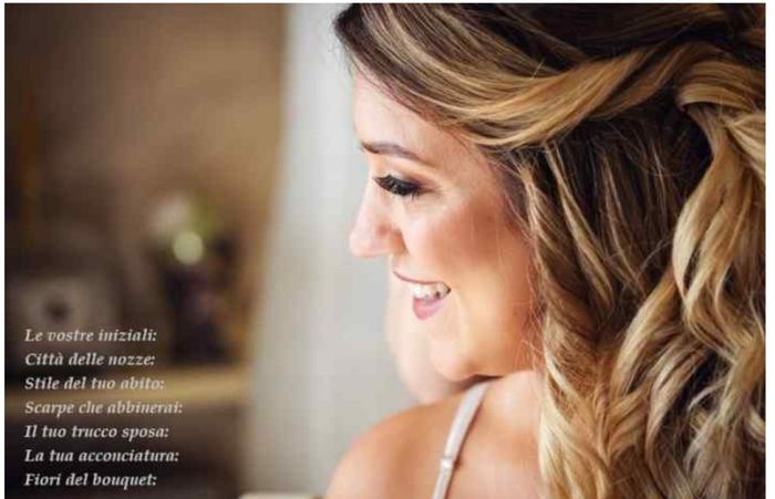 Condividi il tuo identikit sposa 21