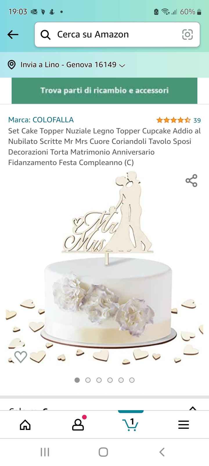 - 6 Giorni: dubbio su cake topper! - 2