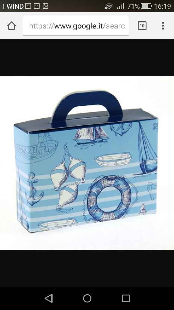 Portaconfetti tema marino - 1