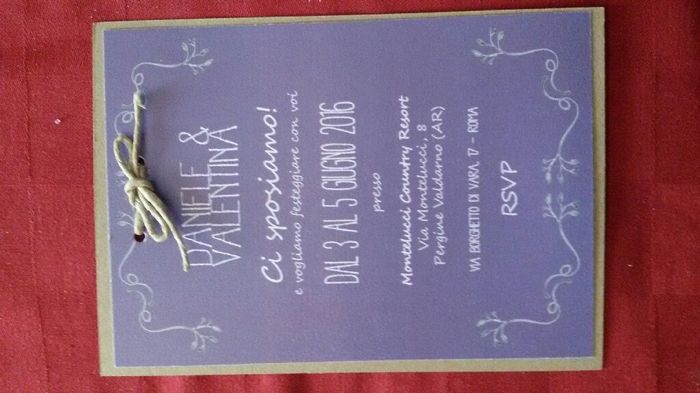 Arrivate partecipazioni!!! - 2