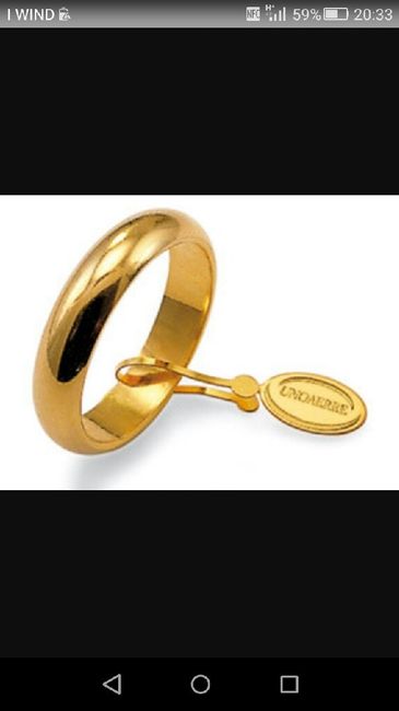 Ecco le fedi che abbiamo scelto .. - 1