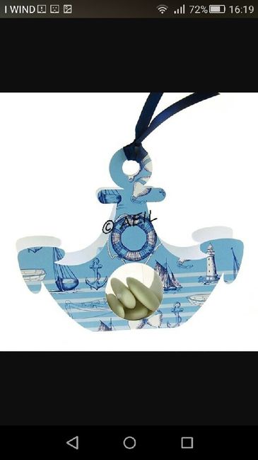 Portaconfetti tema marino - 2