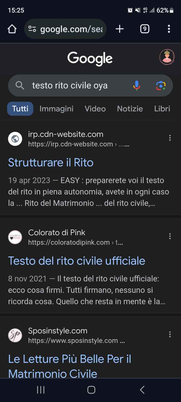 Testo rito simbolico - 1