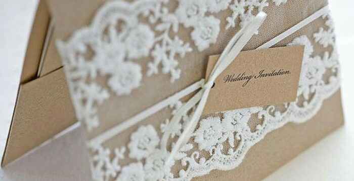 Partecipazioni rustic chic - 1