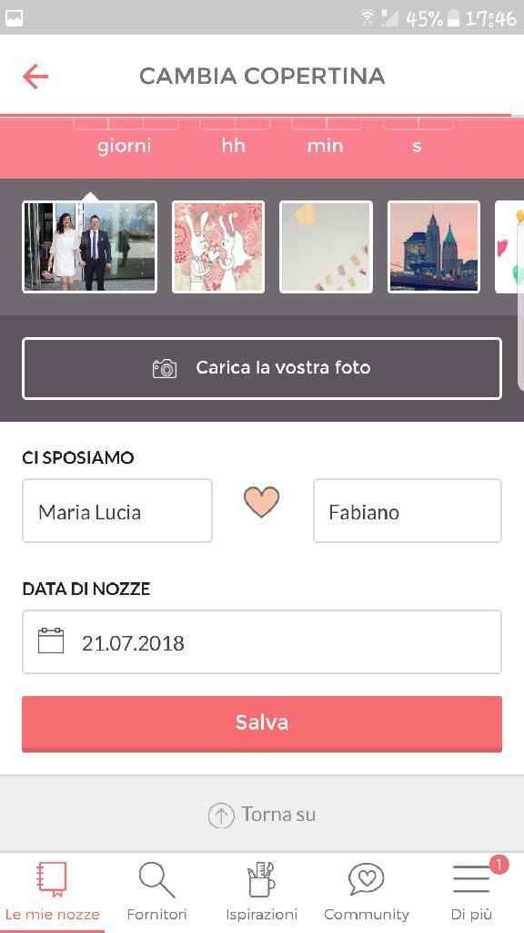 Condividete la data delle vostre nozze - 1