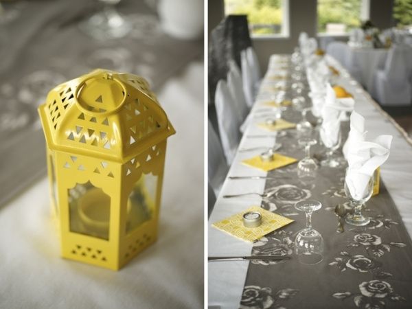 Idee nozze grigio e giallo