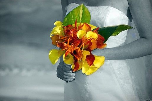 Idee nozze arancione e giallo