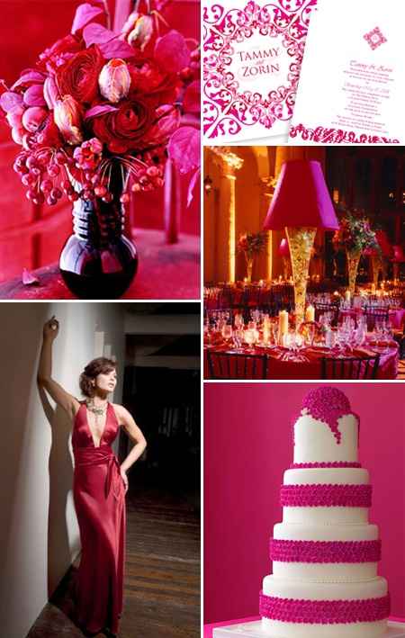 Idee nozze rosa e rosso