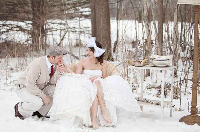 Idee matrimonio invernale
