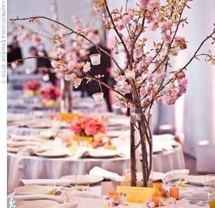 idee matrimonio tema fiori di ciliegio