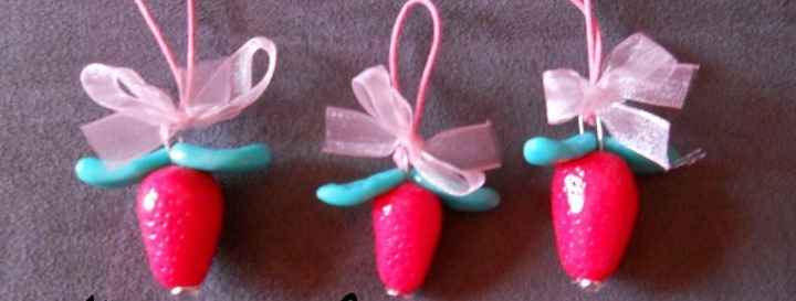 segnaposto fragole