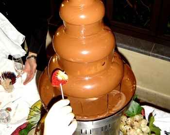 fontana di cioccolato