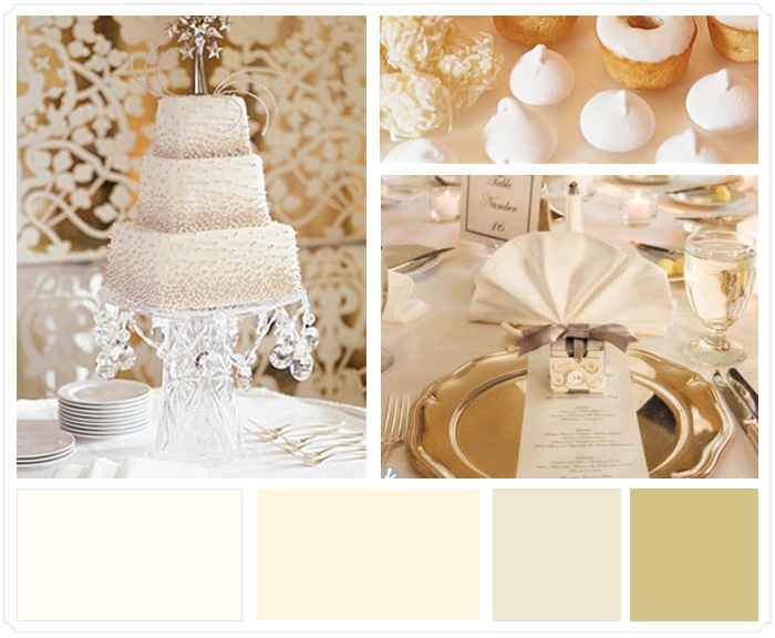 nozze in oro e bianco