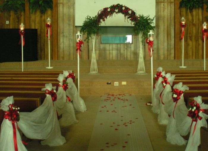 Matrimonio in rosso e bianco