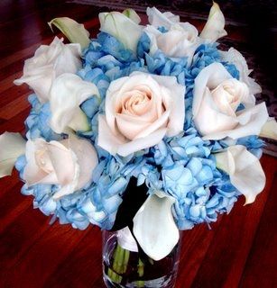 matrimonio in blu e bianco
