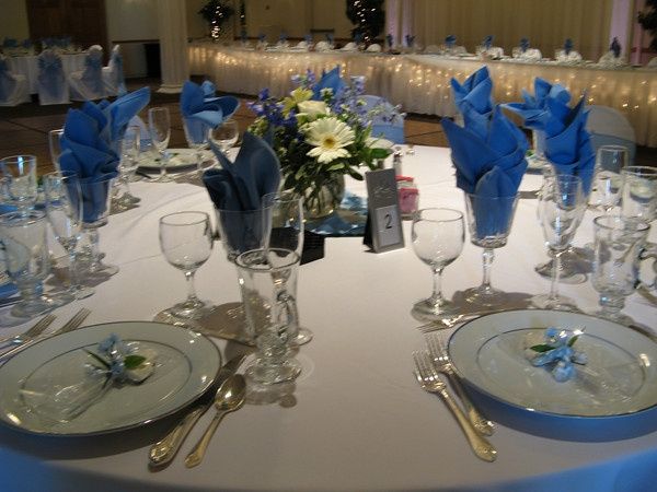 matrimonio in blu e bianco