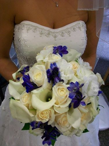 matrimonio in blu e bianco