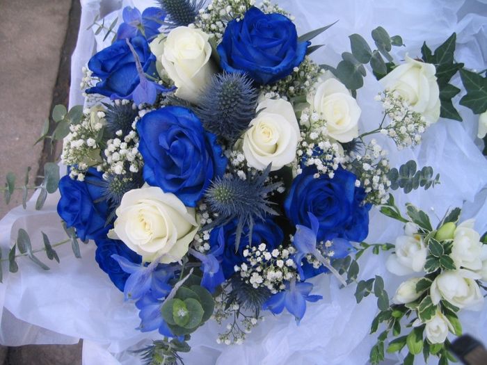 matrimonio in blu e bianco