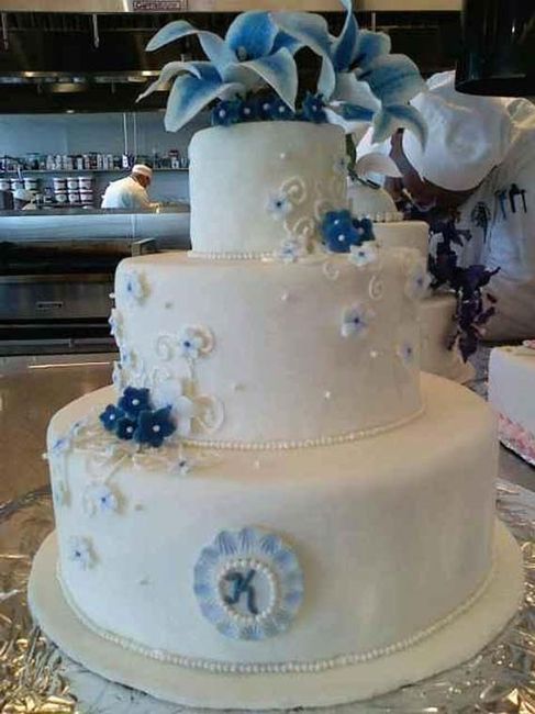 matrimonio in blu e bianco