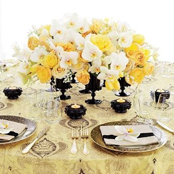 matrimonio in giallo e bianco