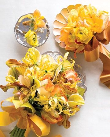 matrimonio in giallo e bianco