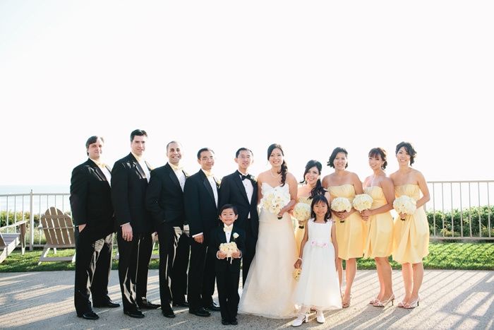 matrimonio in giallo e bianco