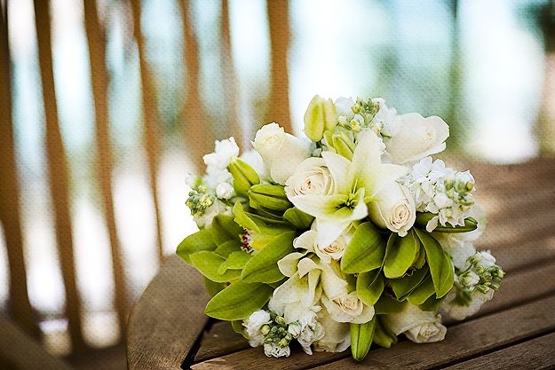 matrimonio in verde e bianco