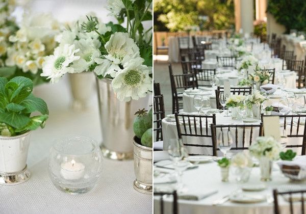 matrimonio in verde e bianco