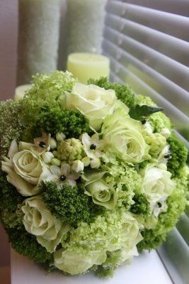 matrimonio in verde e bianco