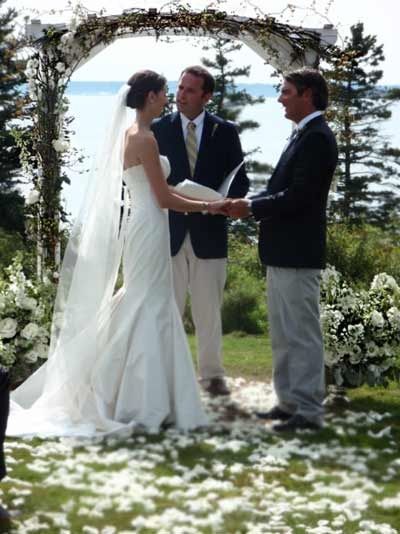 matrimonio in verde e bianco