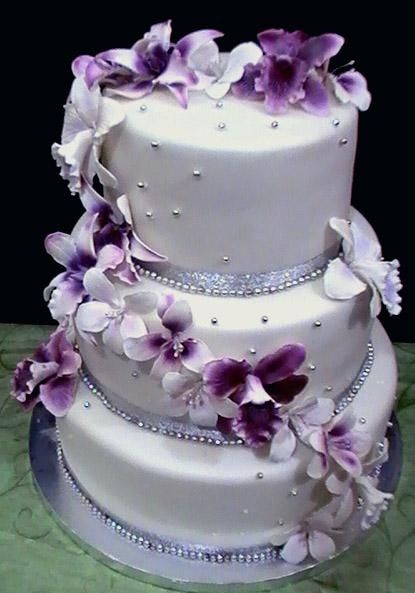 matrimonio in viola e bianco