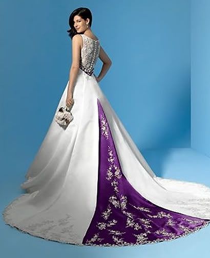 matrimonio in viola e bianco