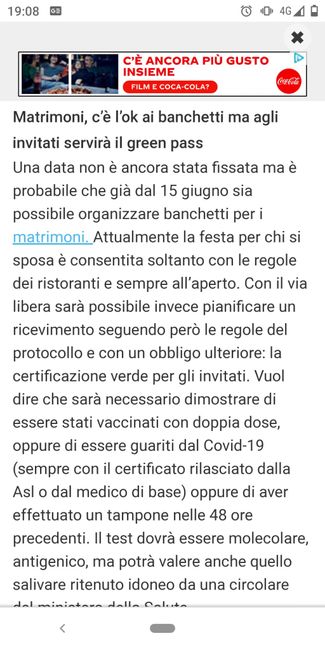 Attualmente dopo il matrimonio si può andare al ristorante senza musica? 1