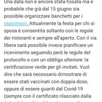 Attualmente dopo il matrimonio si può andare al ristorante senza musica? - 1