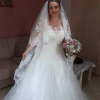 Pronta per andare in chiesa