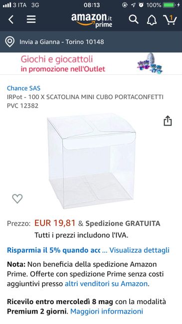 Consiglio su confezionamento - 1